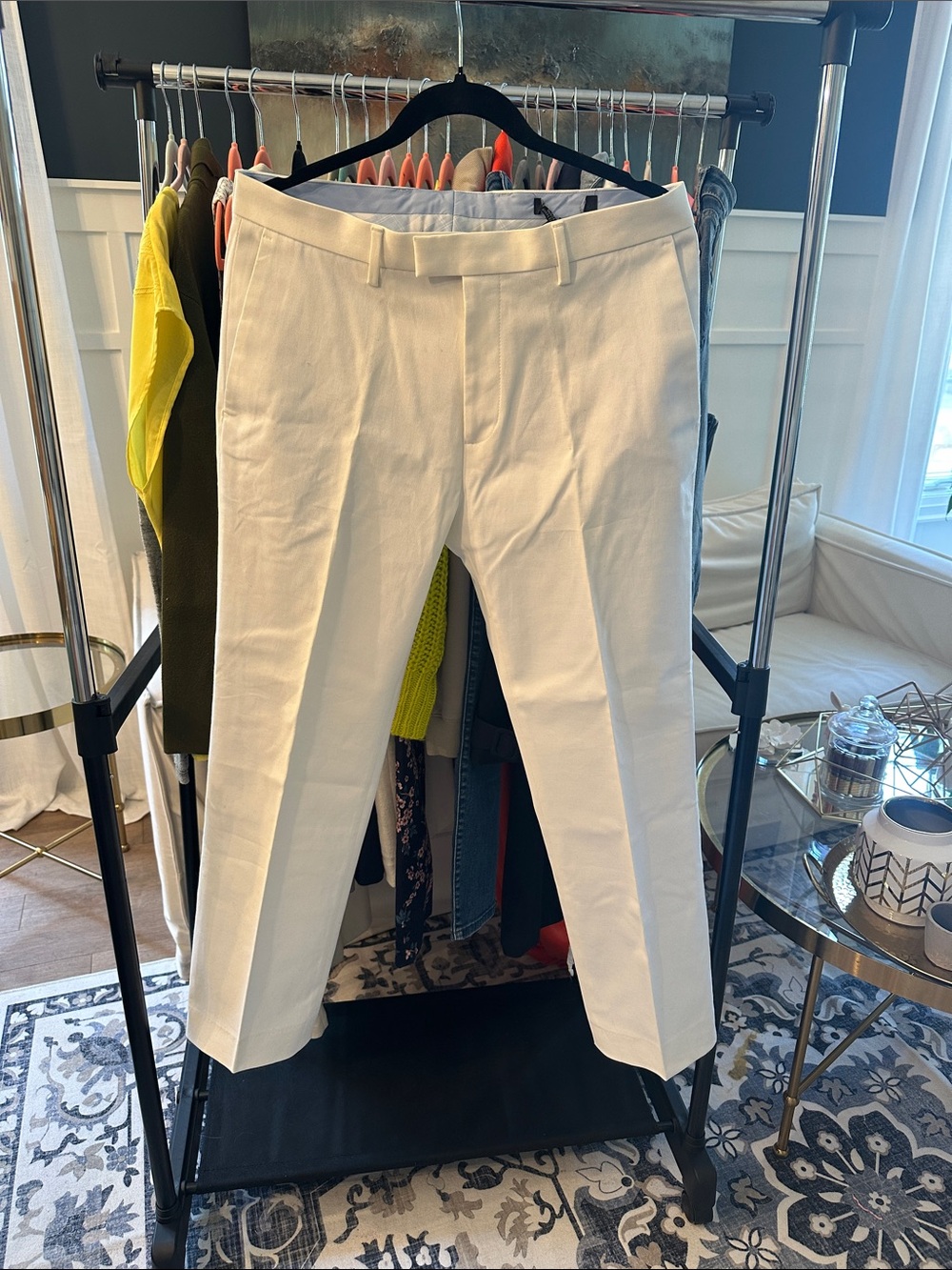 Banana Republic White Women's Dress Pants